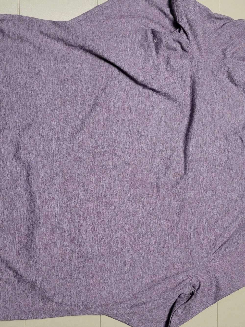 Tailorbyrd Men's Heathered Mauve Quarter-Zip with Navy Collar
